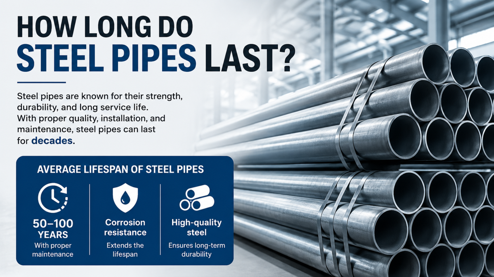 How Long Do Steel Pipes Last?