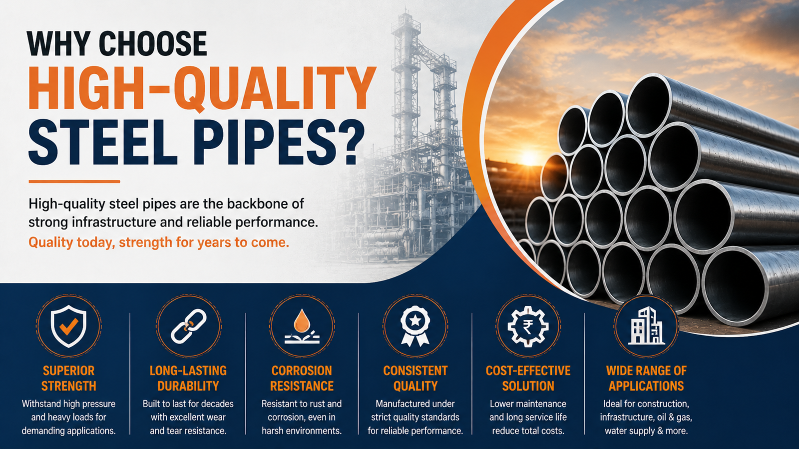 Why choose high-quality steel pipes?