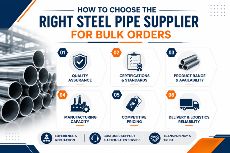 How to Choose the Right Steel Pipe Supplier for Bulk Orders