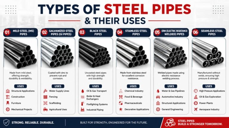 Types of Steel Pipes & Their Uses | Steelstar