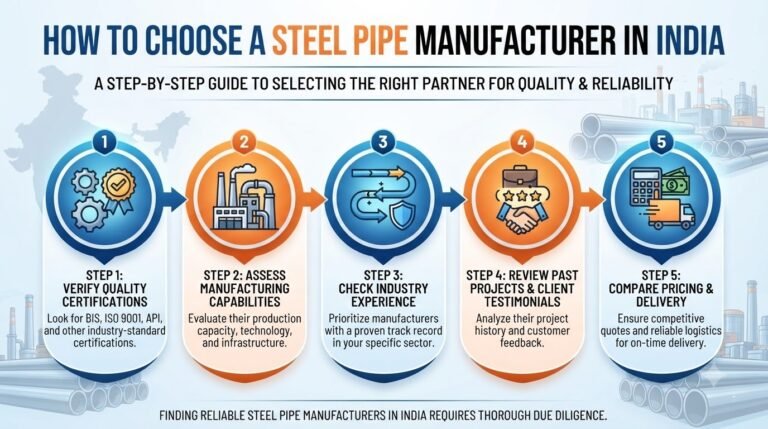 How to Choose a Steel Pipe Manufacturer in India
