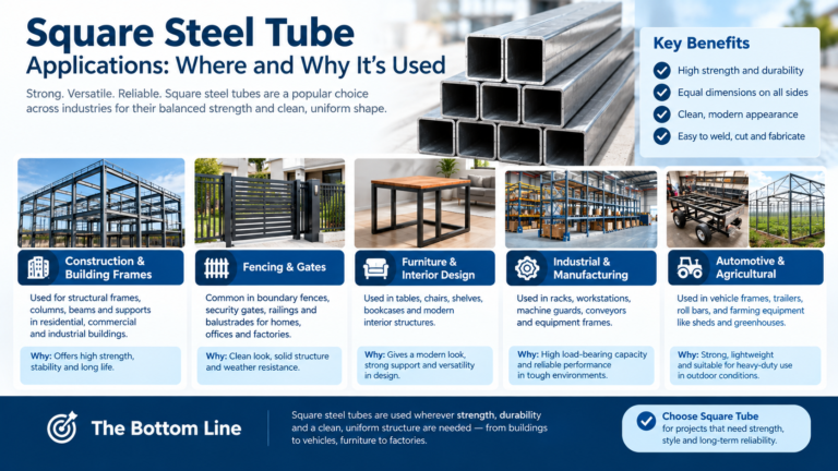 Square Steel Tube Applications: Where and Why It's Used